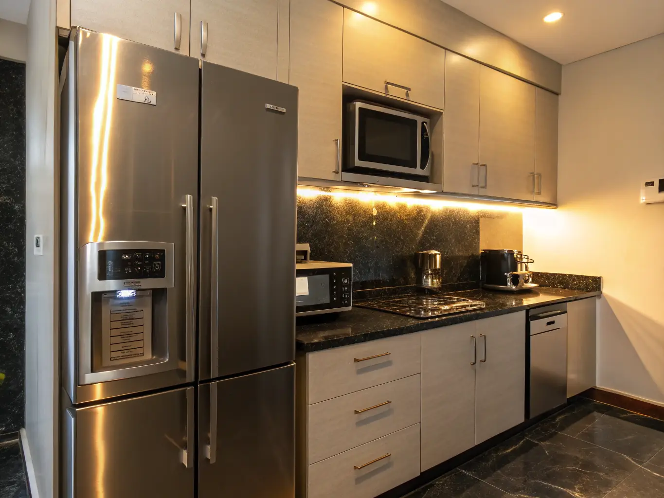 A Sub-Zero refrigerator with its door open, showcasing various food items inside, highlighting the importance of proper cooling and food preservation.